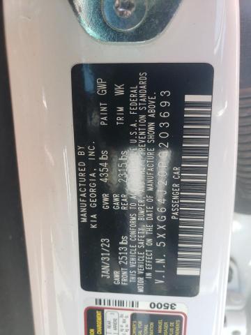 2023 Kia K5 Gt Line VIN: 5XXG64J20PG203693 Lot: 53262484
