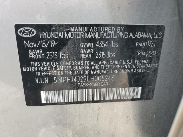 2020 Hyundai Sonata Sel Plus VIN: 5NPEJ4J29LH005246 Lot: 53384994