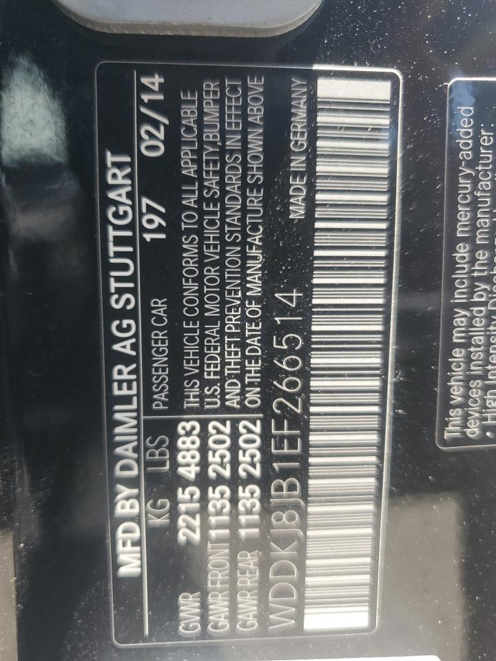 WDDKJ8JB1EF266514 2014 Mercedes-Benz E 350 4Matic