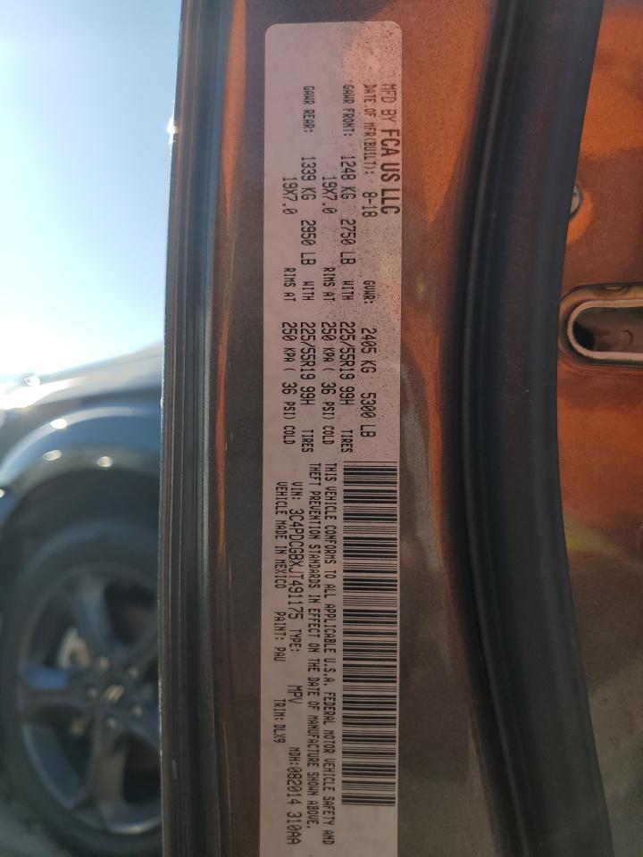 3C4PDCGBXJT491175 2018 Dodge Journey Crossroad