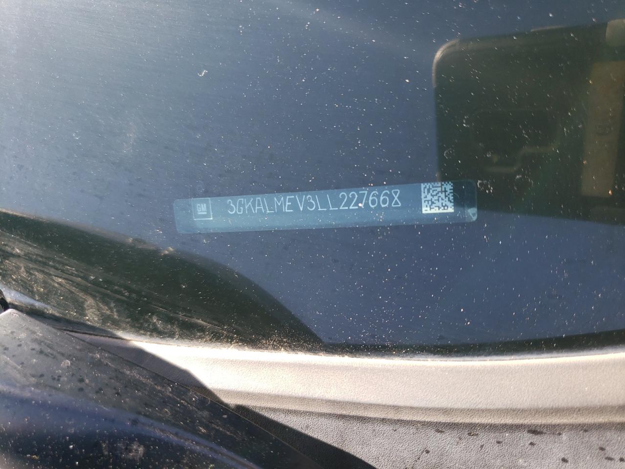 3GKALMEV3LL227668 2020 GMC Terrain Sle