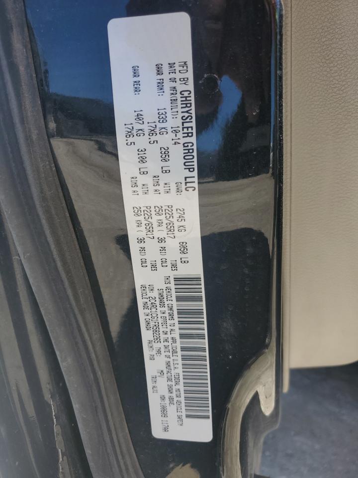 2C4RC1CG1FR582265 2015 Chrysler Town & Country Touring L