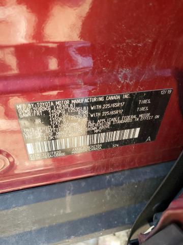 2020 Toyota Rav4 Le VIN: 2T3K1RFVXLW068030 Lot: 55655284