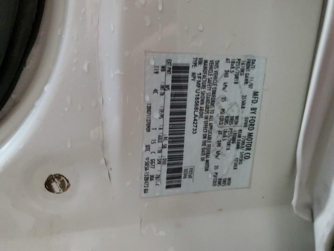 1FMFU18568LA42733 2008 Ford Expedition Eddie Bauer