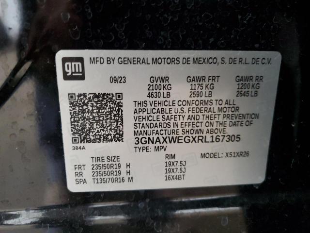 2024 Chevrolet Equinox Rs VIN: 3GNAXWEGXRL167305 Lot: 54430424