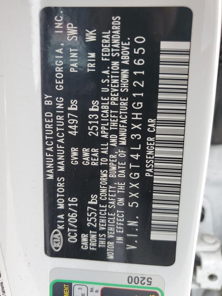 5XXGT4L3XHG121650 2017 Kia Optima Lx