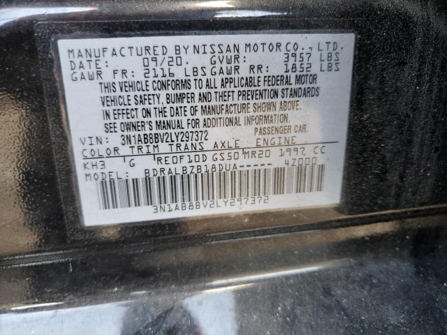 2020 Nissan Sentra S VIN: 3N1AB8BV2LY297372 Lot: 56712634
