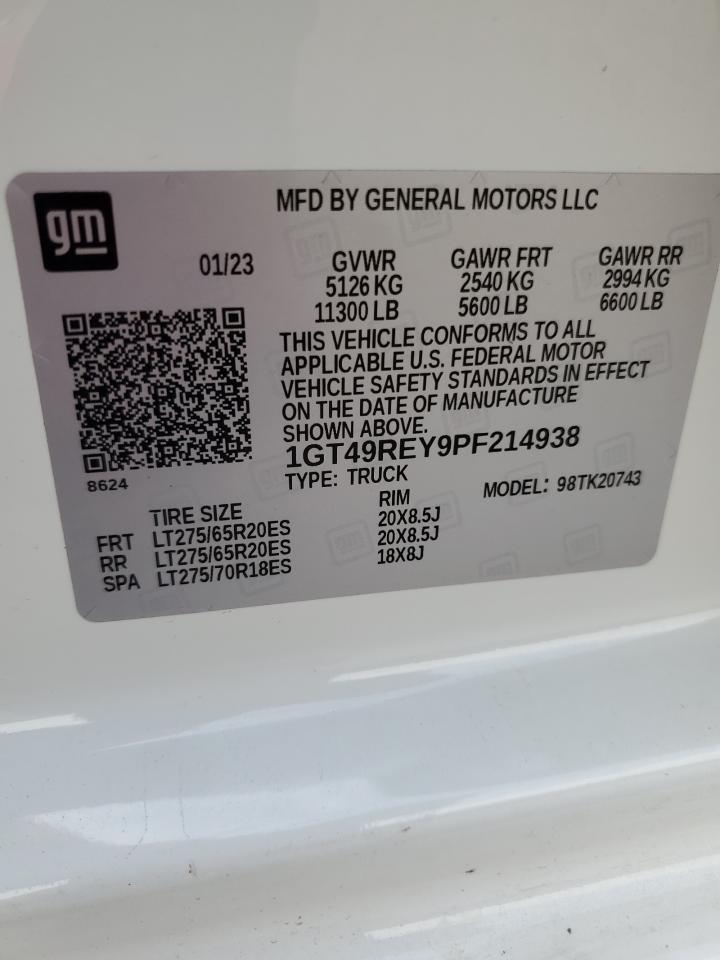 1GT49REY9PF214938 2023 GMC Sierra K2500 Denali