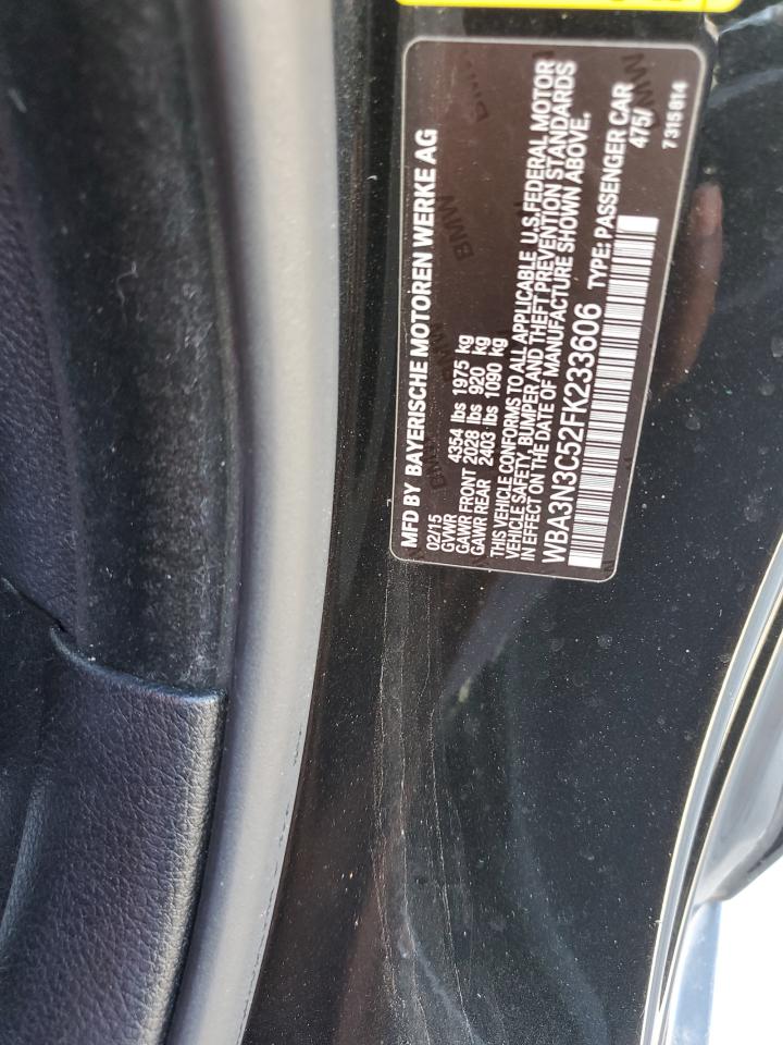 WBA3N3C52FK233606 2015 BMW 428 I