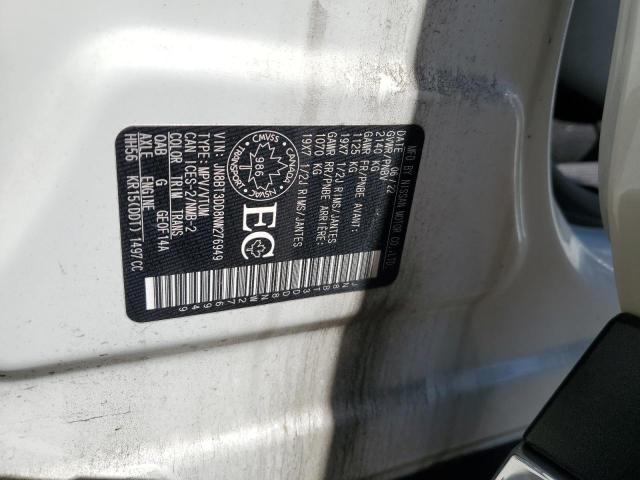 2022 Nissan Rogue Platinum VIN: JN8BT3DD8NW276949 Lot: 56140184