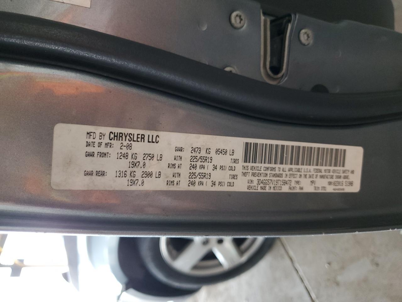 3D4GG57V19T158472 2009 Dodge Journey Sxt