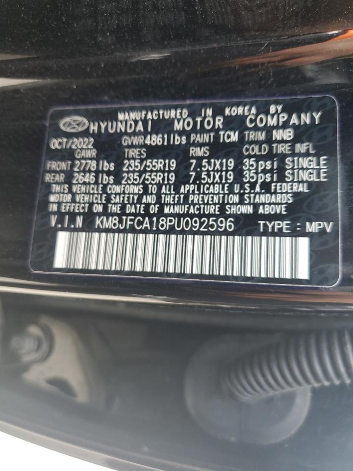 KM8JFCA18PU092596 2023 Hyundai Tucson Sel Convenience