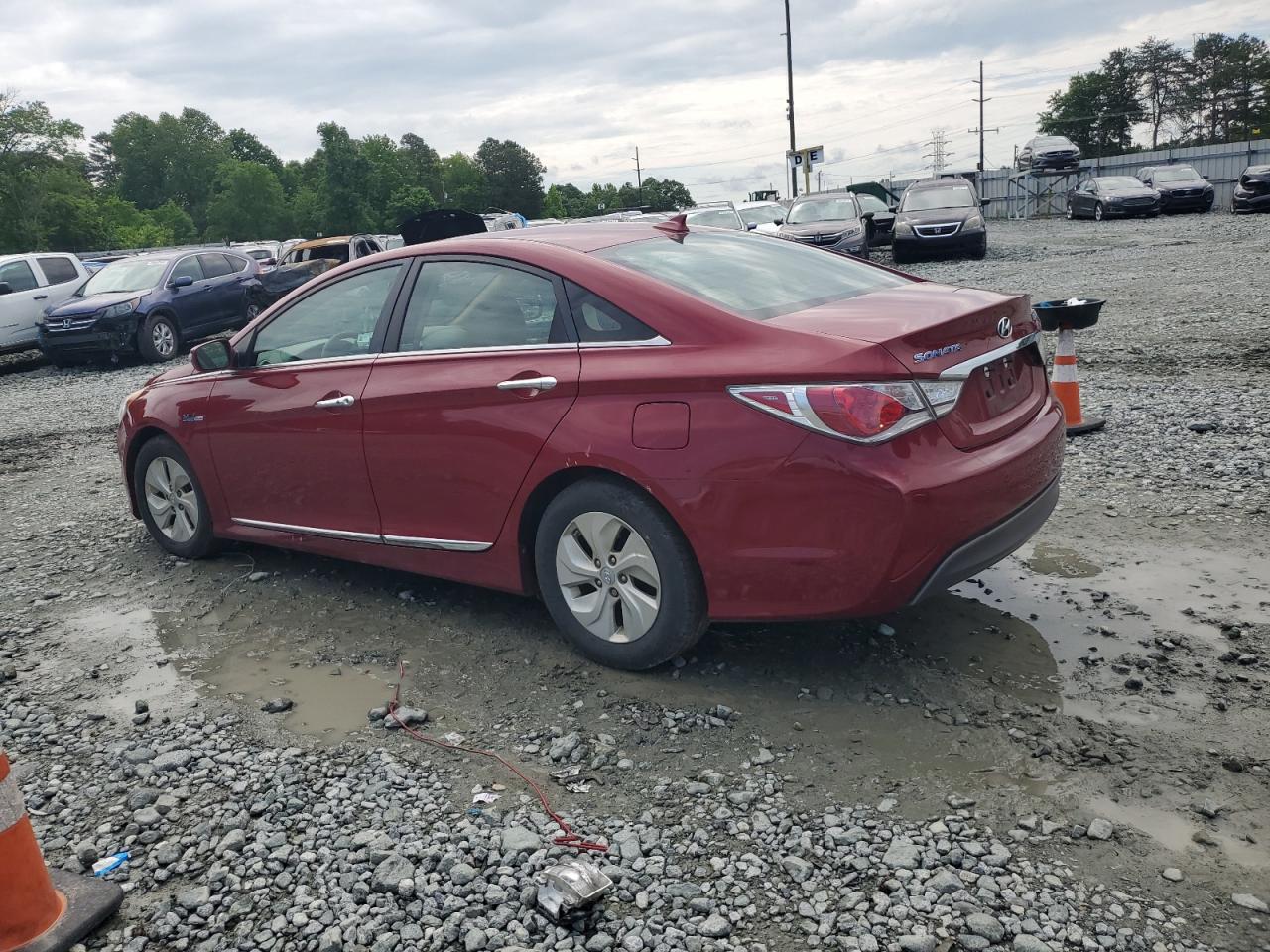 Lot #2519405957 2015 HYUNDAI SONATA HYB