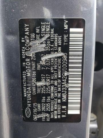 2016 HYUNDAI TUCSON LIM - KM8J33A42GU100985