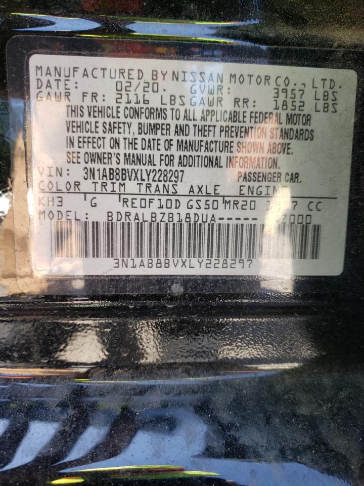 3N1AB8BVXLY228297 2020 Nissan Sentra S