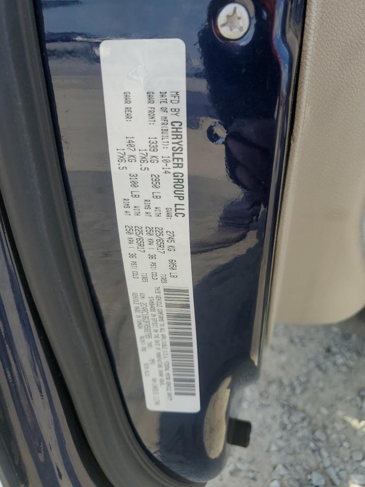 2C4RC1BG3FR582785 2015 Chrysler Town & Country Touring