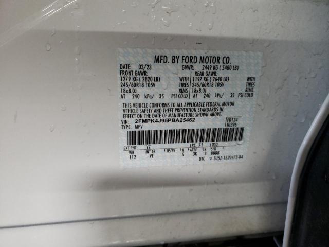2023 FORD EDGE SEL - 2FMPK4J95PBA25462