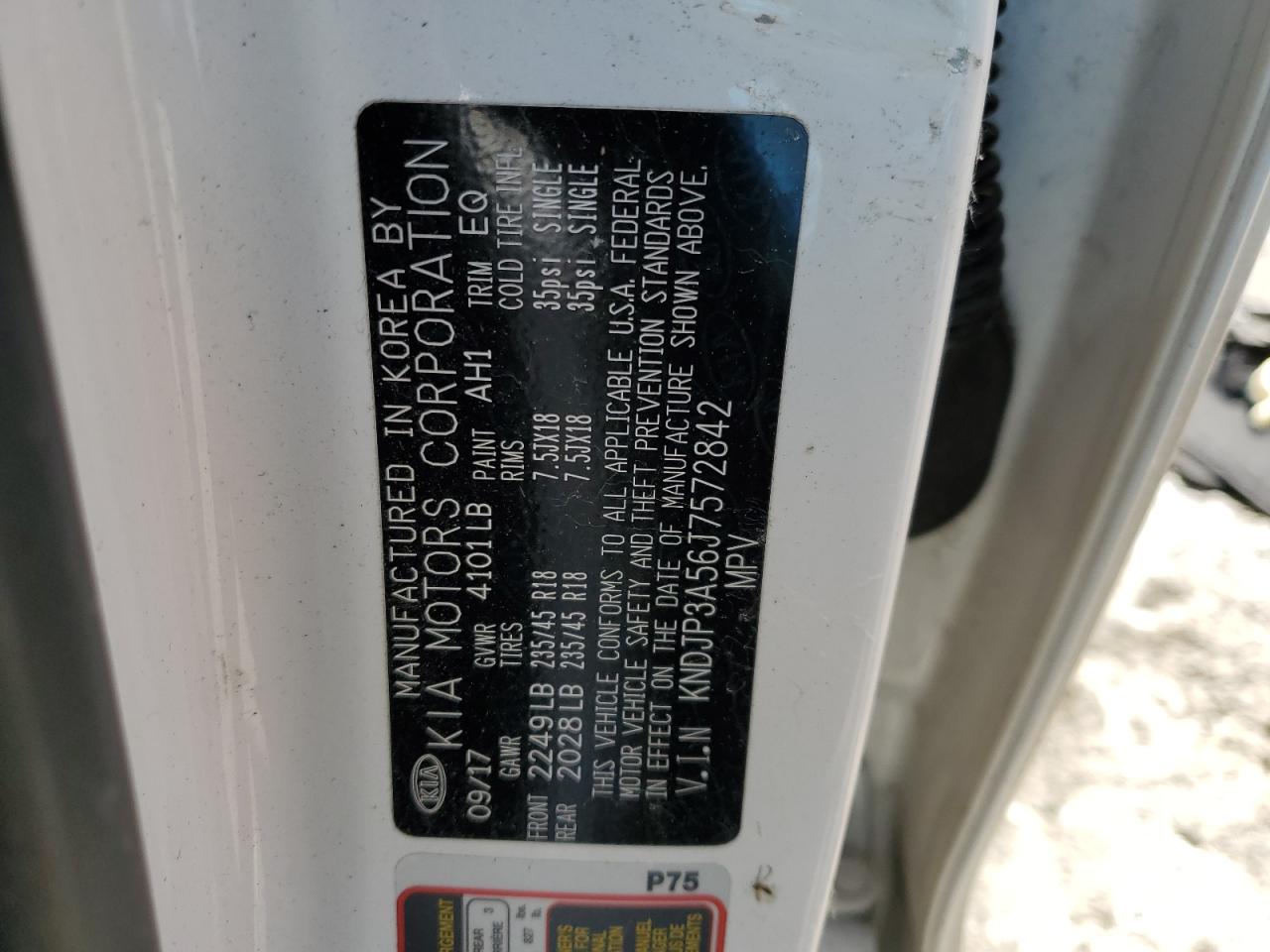 KNDJP3A56J7572842 2018 Kia Soul +