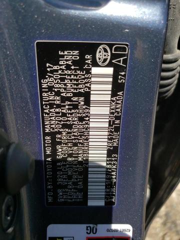 2017 TOYOTA COROLLA L - 2T1BURHE5HC934397