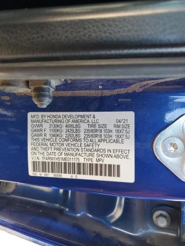2021 Honda Cr-V Ex VIN: 7FARW1H51ME011175 Lot: 54832524