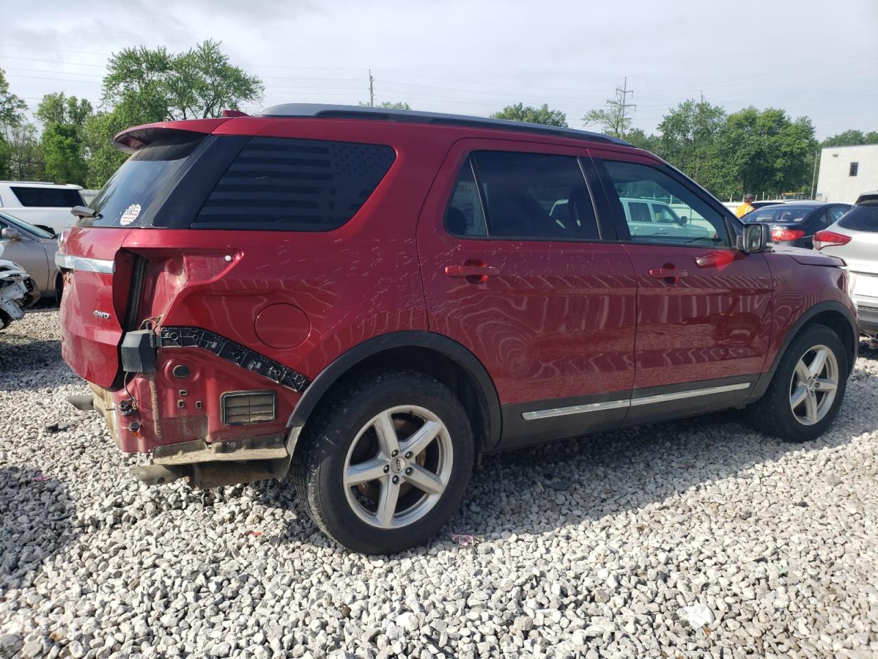 1FM5K8D80HGD51343 2017 Ford Explorer Xlt