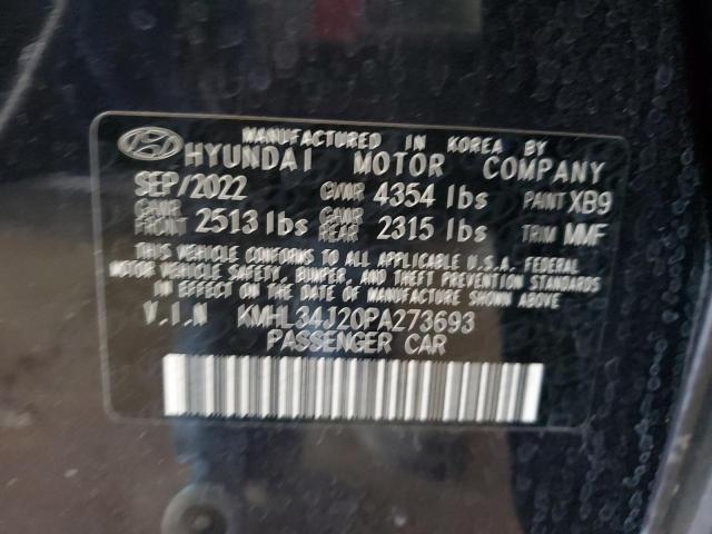 2023 Hyundai Sonata Limited VIN: KMHL34J20PA273693 Lot: 54704514