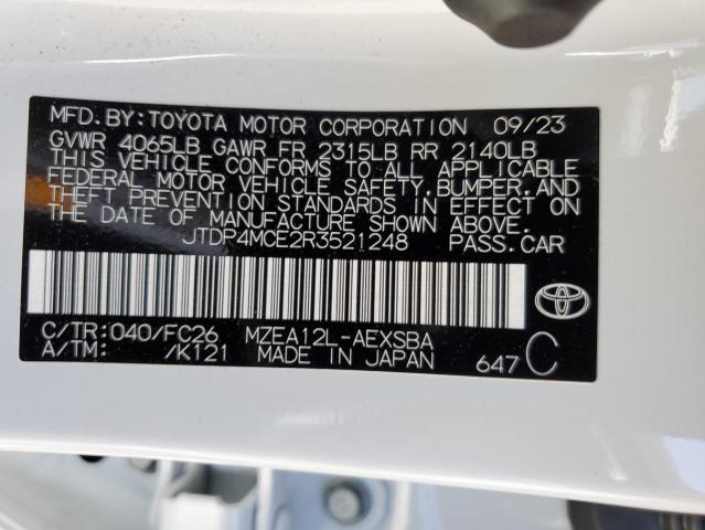 JTDP4MCE2R3521248 2024 TOYOTA COROLLA - Image 13