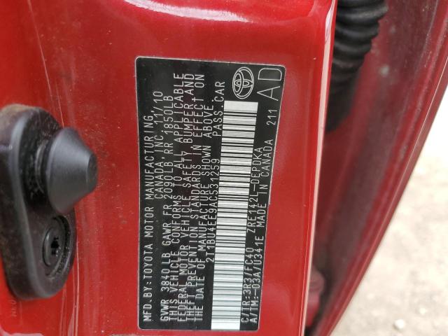 2018 TOYOTA 06 BEDLNR - 2T1BU4EE9AC531259