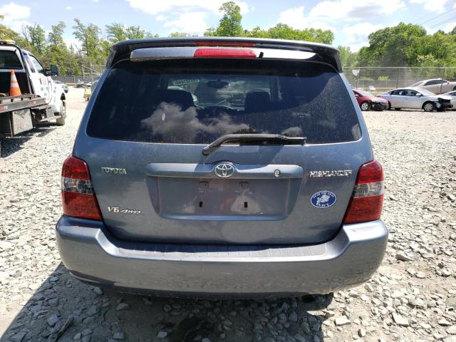 2006 Toyota Highlander Limited VIN: JTEEP21A360166716 Lot: 53101444