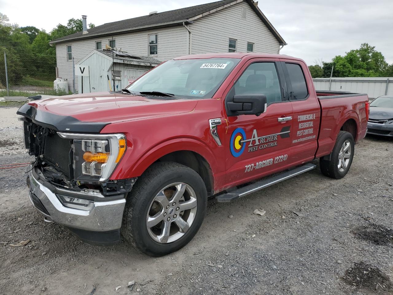 1FTFX1E81MKD20495 2021 Ford F150 Super Cab