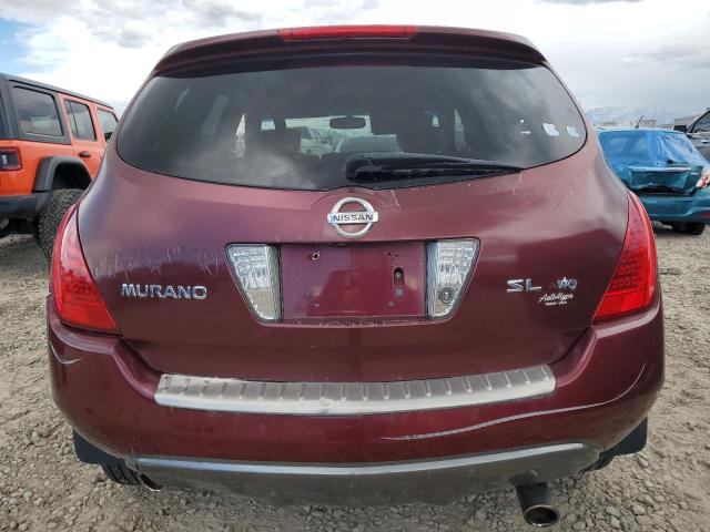 2006 Nissan Murano Sl VIN: JN8AZ08W86W526762 Lot: 53933584