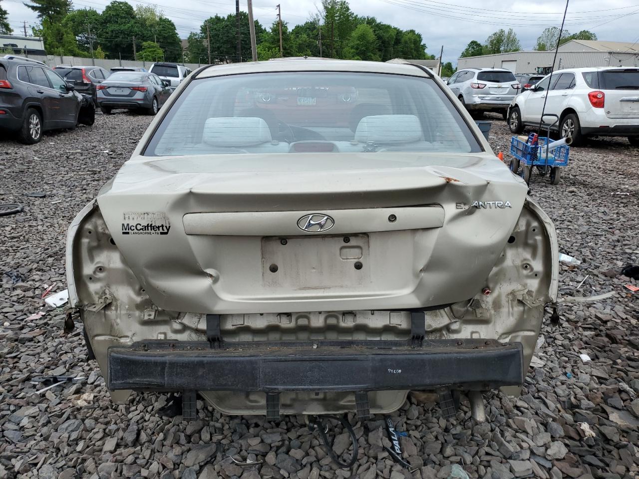 KMHDN46D95U953919 2005 Hyundai Elantra Gls