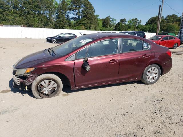 2012 Honda Civic Lx VIN: 19XFB2F55CE385554 Lot: 52913184