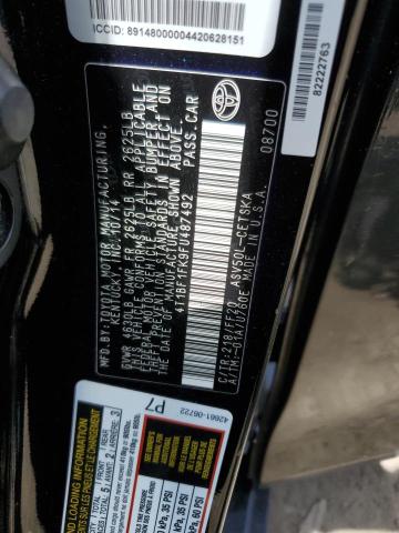 VIN 4T1BF1FK9FU487492 2015 Toyota Camry, LE no.12