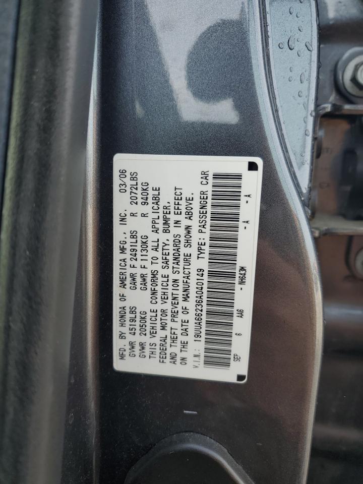 19UUA66236A040149 2006 Acura 3.2Tl