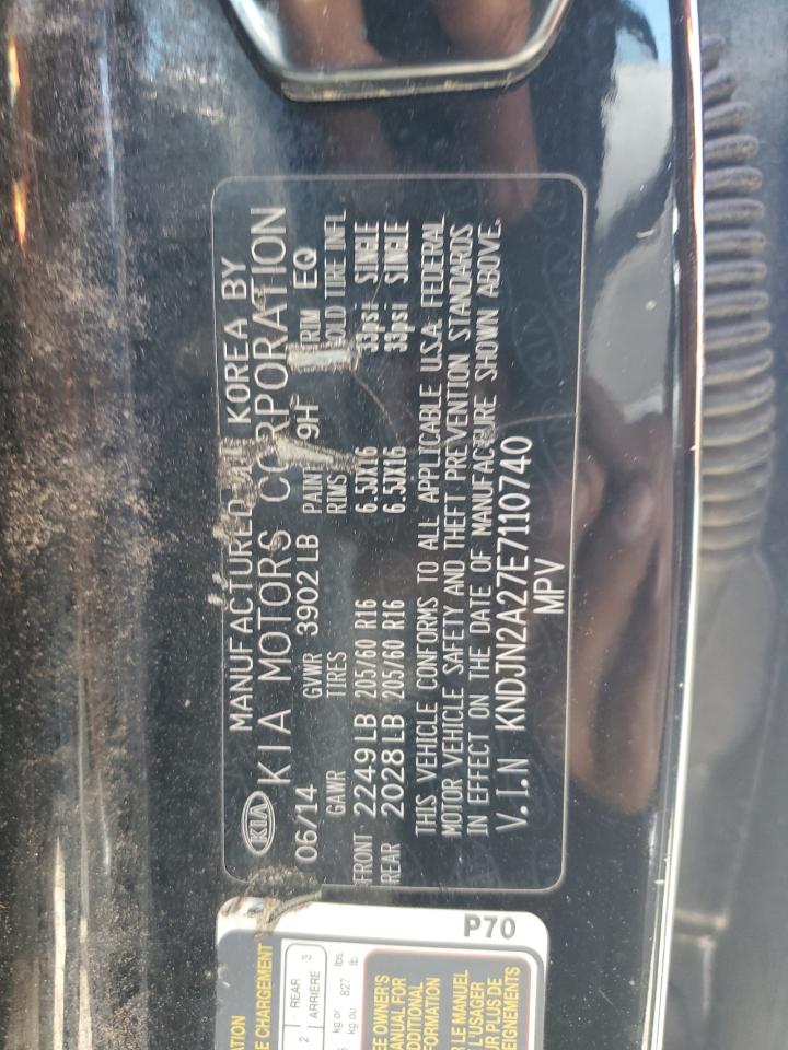 KNDJN2A27E7110740 2014 Kia Soul