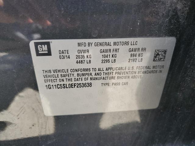 2014 Chevrolet Malibu 1Lt VIN: 1G11C5SL0EF253638 Lot: 55930614