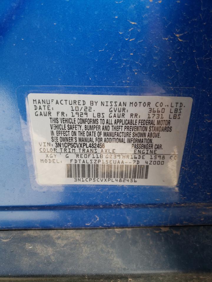 3N1CP5CVXPL482456 2023 Nissan Kicks Sv