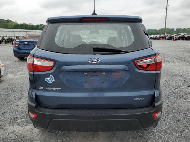 2022 Ford Ecosport S VIN: MAJ6S3FL7NC457195 Lot: 52942384