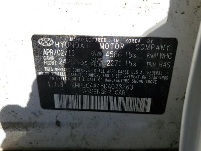 2013 Hyundai Sonata Hybrid VIN: KMHEC4A48DA073263 Lot: 54721674