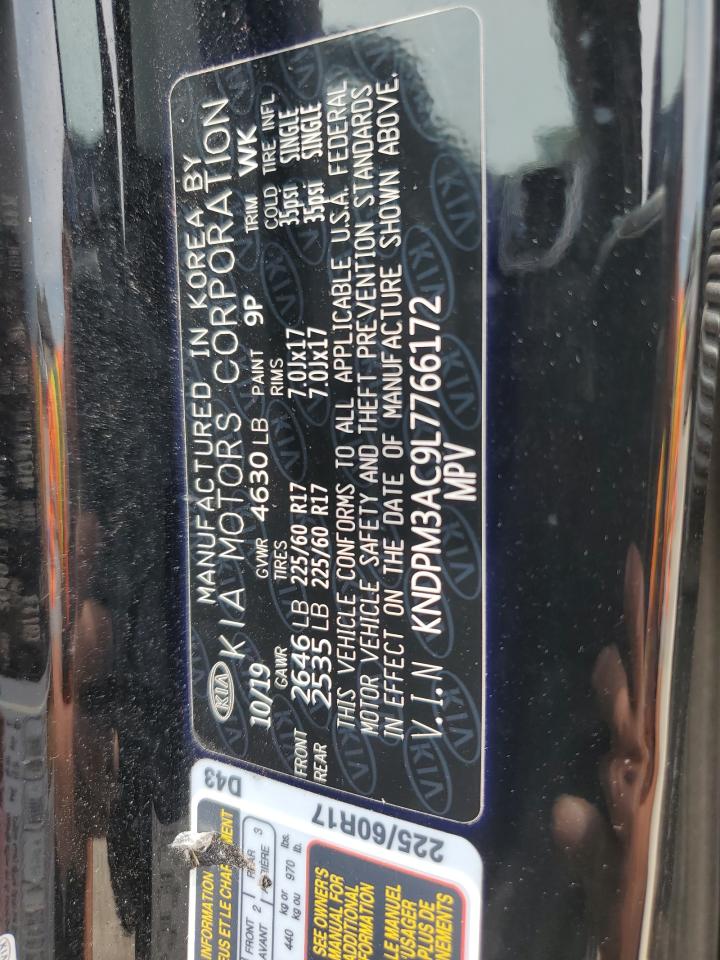 KNDPM3AC9L7766172 2020 Kia Sportage Lx