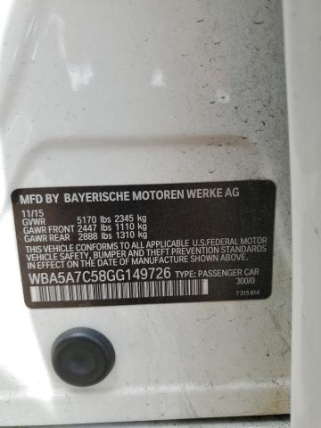 2016 BMW 528 XI - WBA5A7C58GG149726
