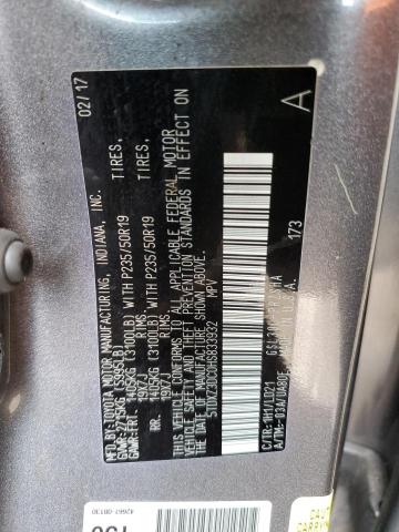 2017 TOYOTA SIENNA SE 5TDXZ3DC0HS833932