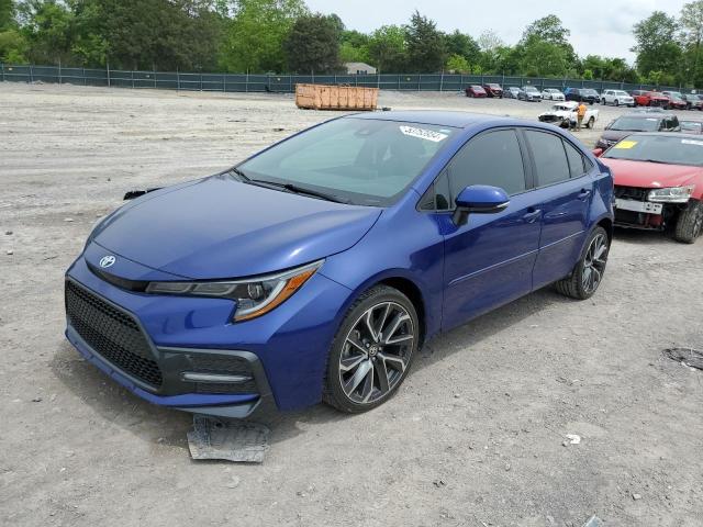 Lot #2522068748 2020 TOYOTA COROLLA SE salvage car