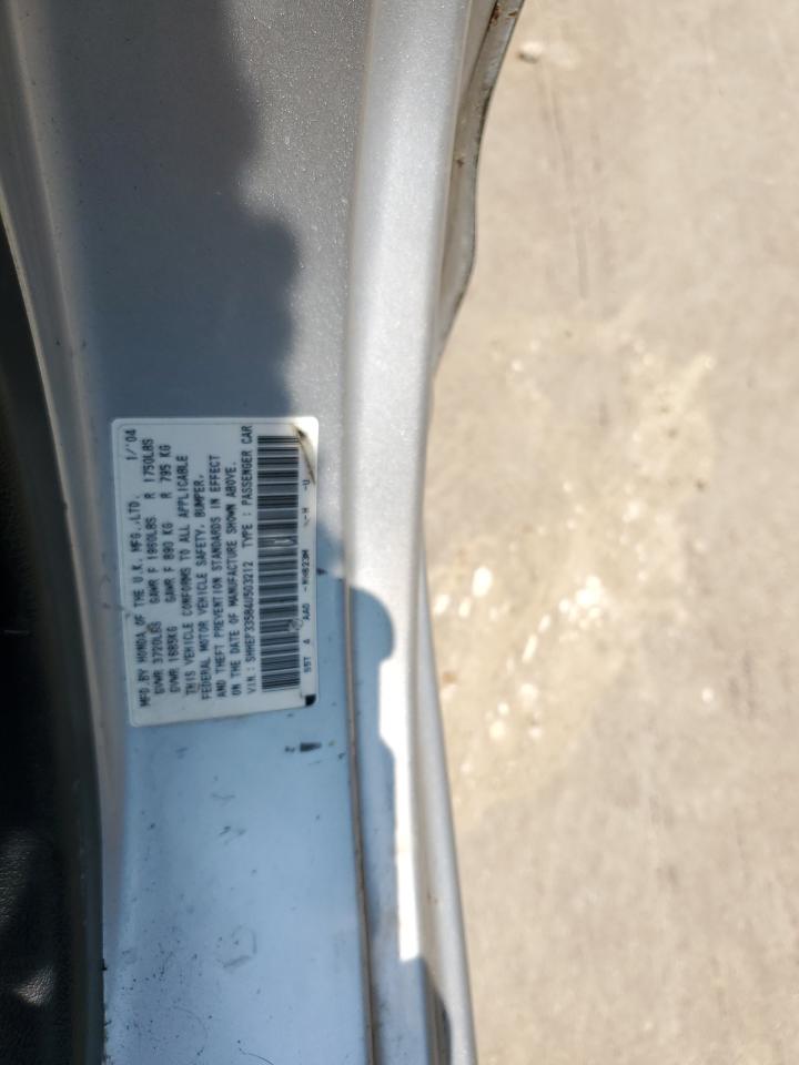 SHHEP33584U503212 2004 Honda Civic Si