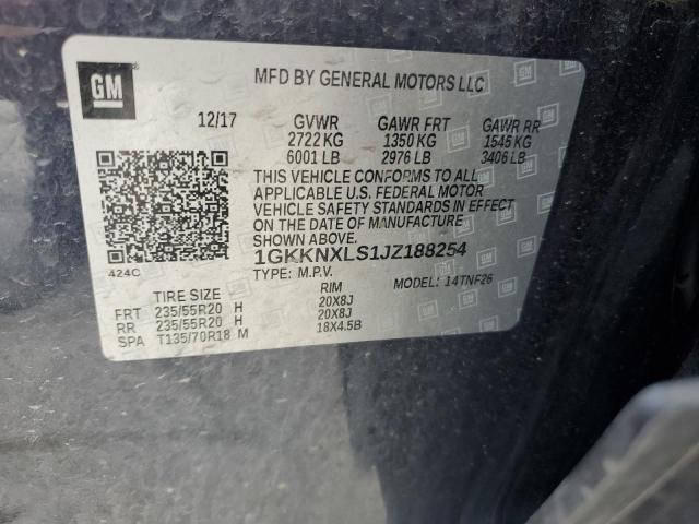 2018 GMC Acadia Denali VIN: 1GKKNXLS1JZ188254 Lot: 56828484