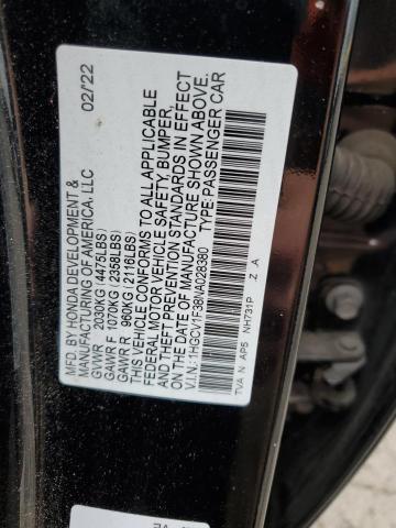 2022 Honda Accord Sport VIN: 1HGCV1F38NA028380 Lot: 53347634