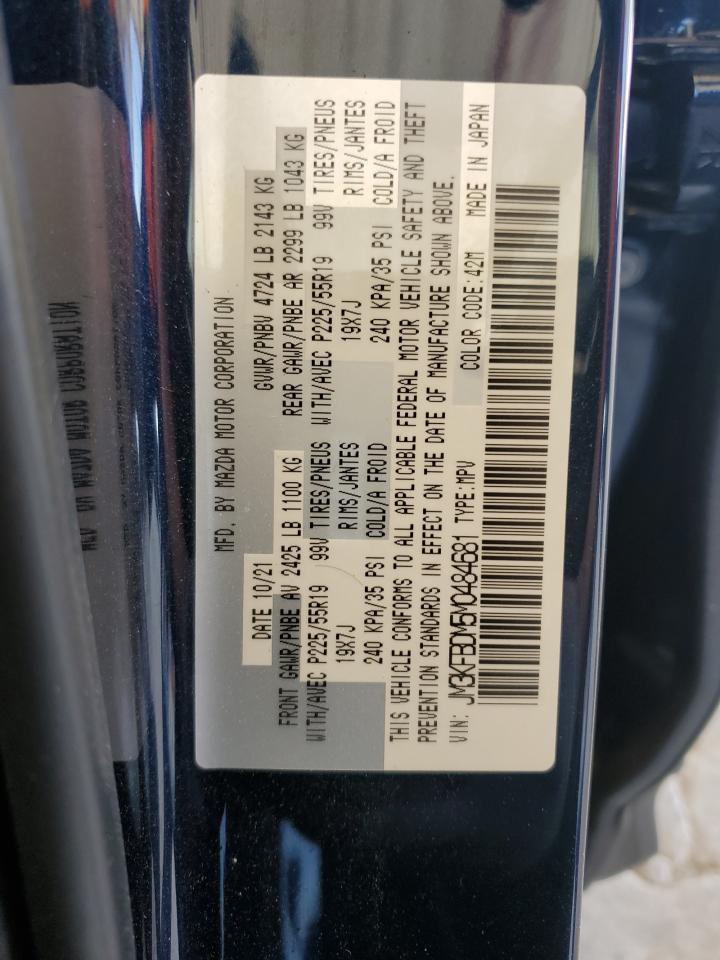 JM3KFBDM5M0484681 2021 Mazda Cx-5 Grand Touring