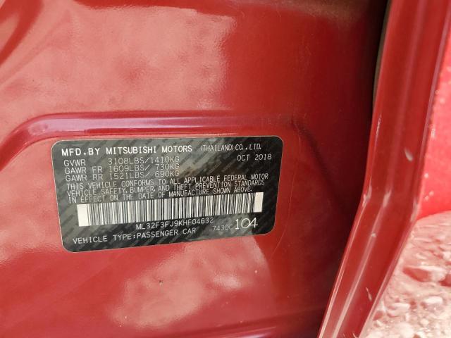 2019 MITSUBISHI MIRAGE G4 - ML32F3FJ9KHF04632