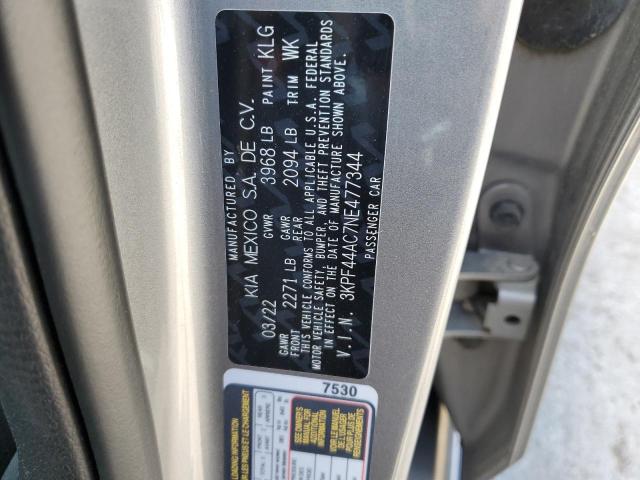 2022 Kia Forte Gt VIN: 3KPF44AC7NE477344 Lot: 56345734